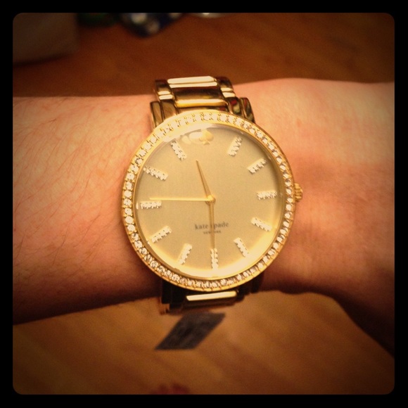 Brand New Kate Spade Gold Pave Watch 38mm