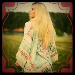 Cream and Rose Kimono
