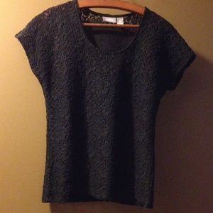 Black lace top