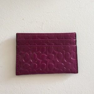 Coach credit card holder