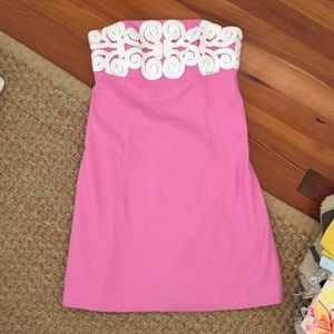 Lilly Pulitzer strapless dress