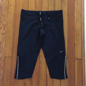 Nike Dri-Fit Capris Running Tights SZ L