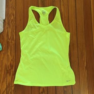 Nike womens racer back workout tank