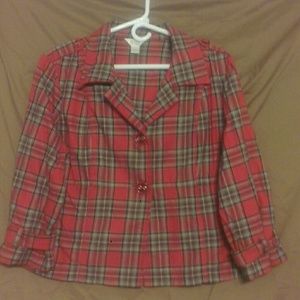 Plaid Blazer