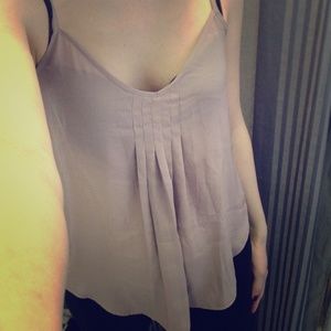 Mauve colored spaghetti strap tank top