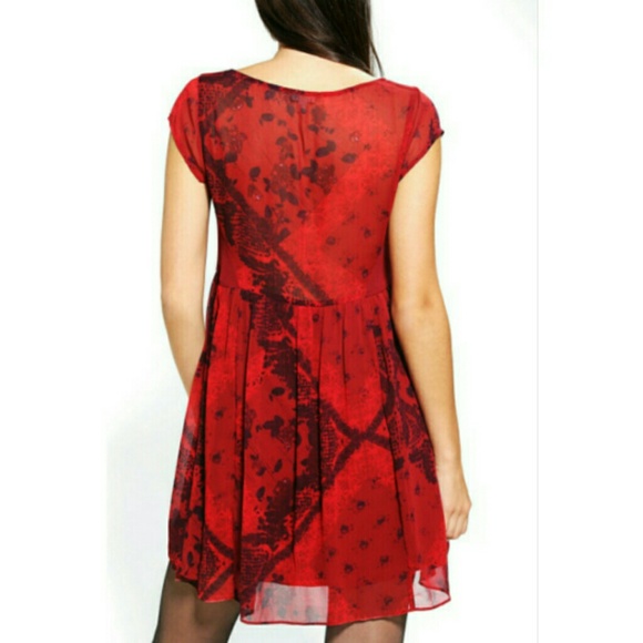 🚫 bundled🚫NWOT Button Front Zoey Babydoll Dress - Picture 2 of 4