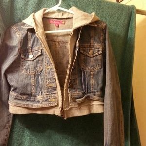 Crop jean jacket