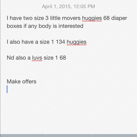 Diapers