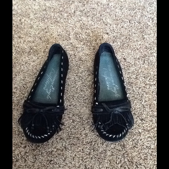 Black moccasins