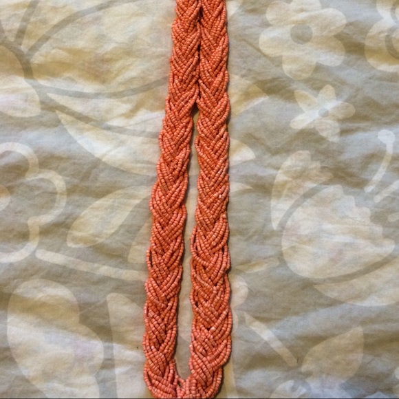 Coral beaded necklace , multi strand - Picture 1 of 2