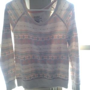 Lilu aztec print sweatshirt