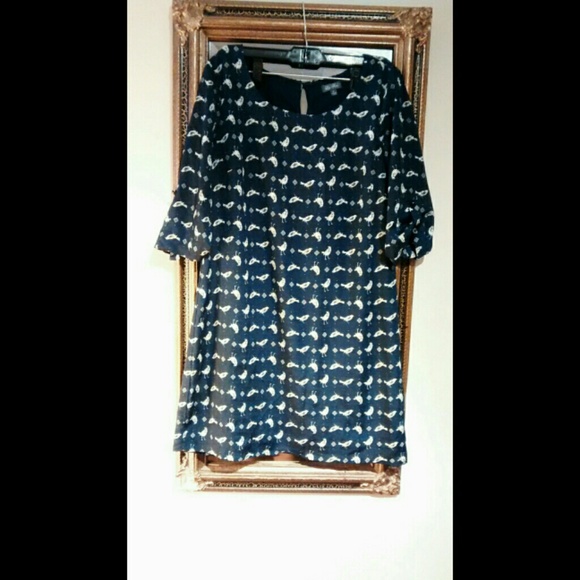 Bird-Print Dress!