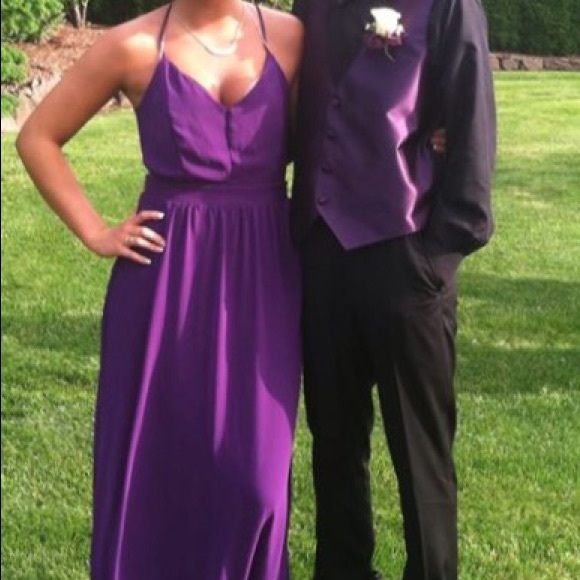 Purple maxi/prom dress