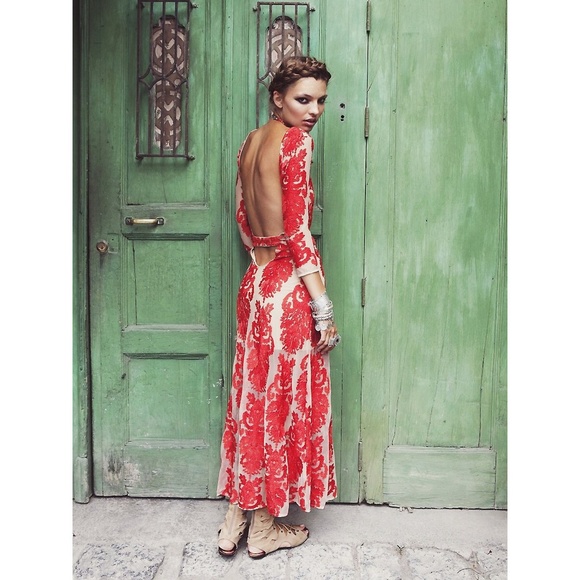 SOLD 🌹 For Love & Lemons San Marcos Maxi - Picture 2 of 4