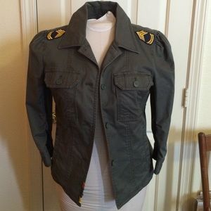 Juicy Couture Military Style jacket