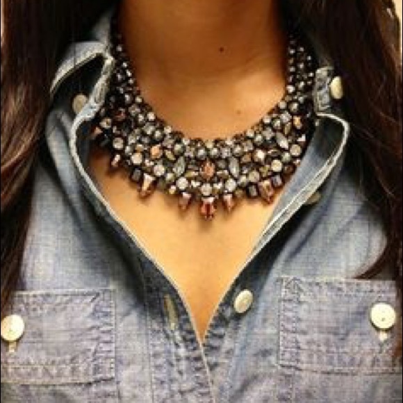 FINAL PRICE Stella & Dot Kahlo Necklace Hematite