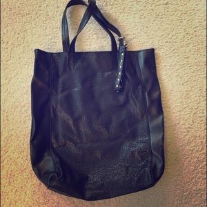Faux leather tote by H&M