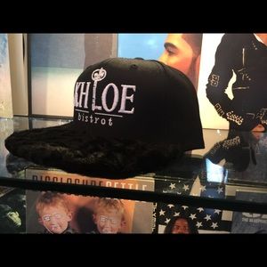 Khloe Bistrot Snap back limited edition mink fur.