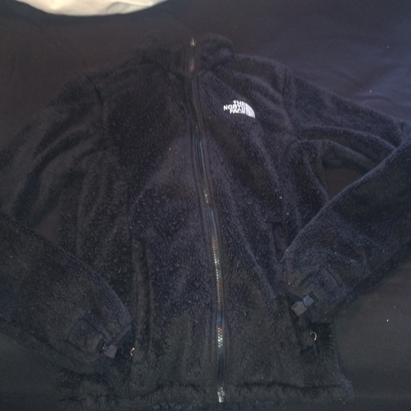 Black fuzzy north face!