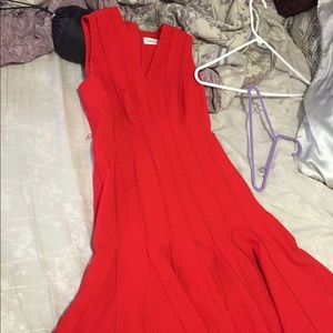 Red Calvin Klein Dress