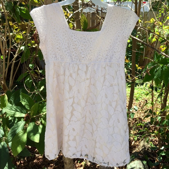Cream-White Colored Dress