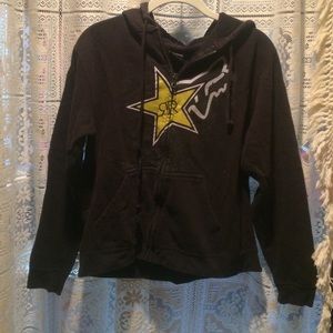 Women's rockstar zipup