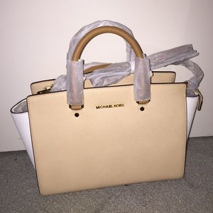 Michael Kors Large Color Block Selma
