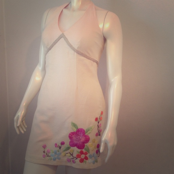 Lilly Pulitzer Dresses & Skirts - Lilly Pulitzer Beige Braided Halter Sun Dress