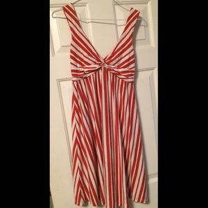 Patagonia - Orange & White striped Dress - XS