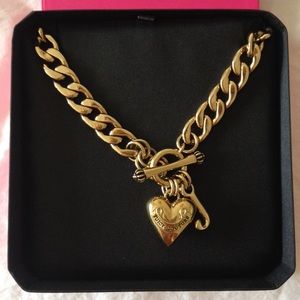 Juicy couture gold necklace
