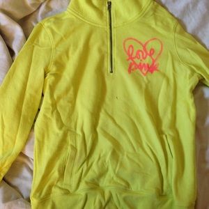 Victoria's Secret Half-Zip Boyfriend Pullover