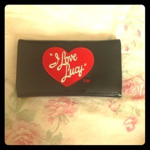 Black I Love Lucy Wallet