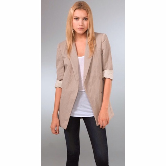 H&M Beige Boyfriend Blazer