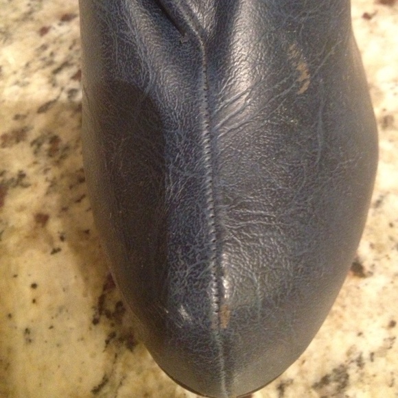 Turquoise heels boots 6.5 (never worn outside !!) - Picture 3 of 4