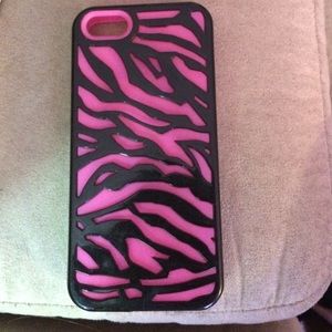 iPhone 5/5s Zebra print phone case