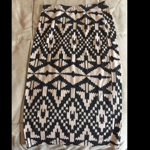 Brand New Abstract print Pencil Skirt!