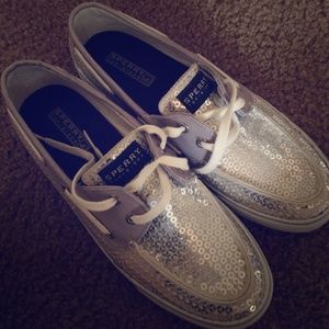 Sperry glliter top sider sz 8