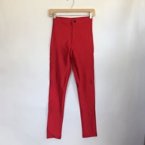 American Apparel Red Disco Pants
