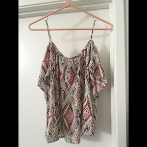 NEW Off the shoulder Aztec top
