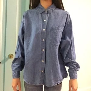 Blue Button Down