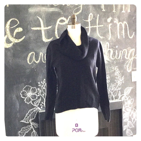 Express black cowl neck sweater