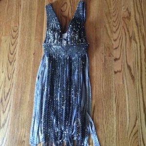Mandalay beaded cocktail dress