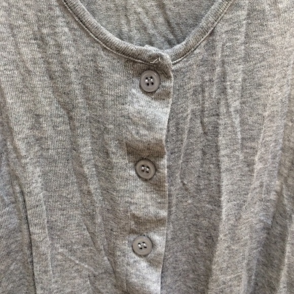 Brandy Melville Grey Button Tank - Picture 3 of 3