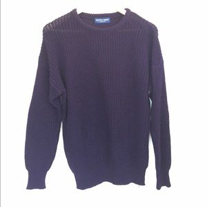 American Apparel Purple Fisherman Pullover