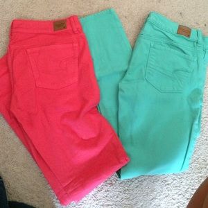 American eagle skinny jeans!