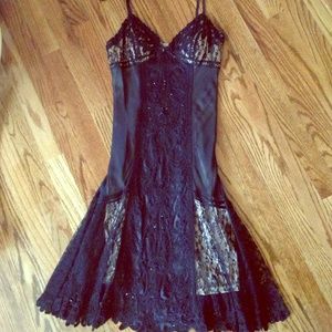 beautiful black beaded dress