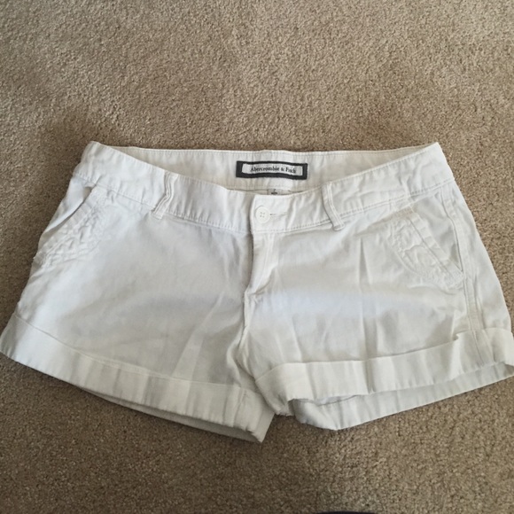 Abercrombie & Fitch White Shorts