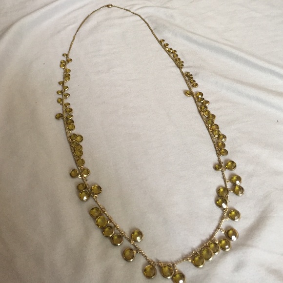 Forever 21 Long Green Necklace