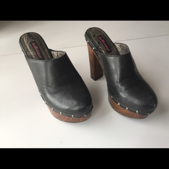 Chunky Heel Clogs