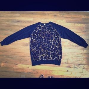 Leopard print sweatshirt